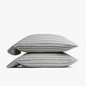 Parachute - King Relaxed Linen Stripe Pillowcase Set Cove & Pa Cove & Parchment